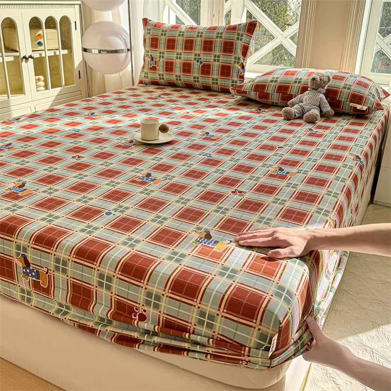 Gumis lepedő – 100% tiszta pamut, twill szövés, reaktív nyomtatás, minta: növények és virágok, tömege 300–500 g