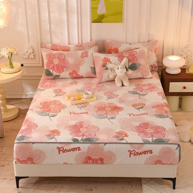 tej velvet anyagú rugalmas ágyneműhuzat, reaktív nyomtatás, testre szabható, minták: csíkok, geometriai, rajzfilm, növények; súly 500–800 g