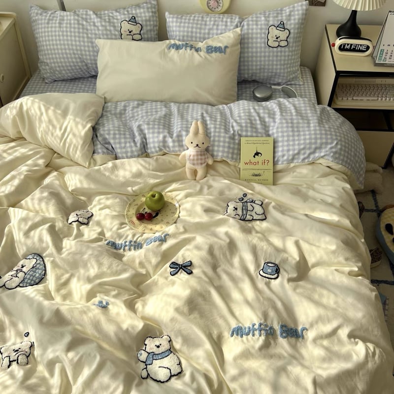 Set posteljine od 100% pamuka — četiri dijela, Twill tkanina, reaktivni tisak, crtić motiv