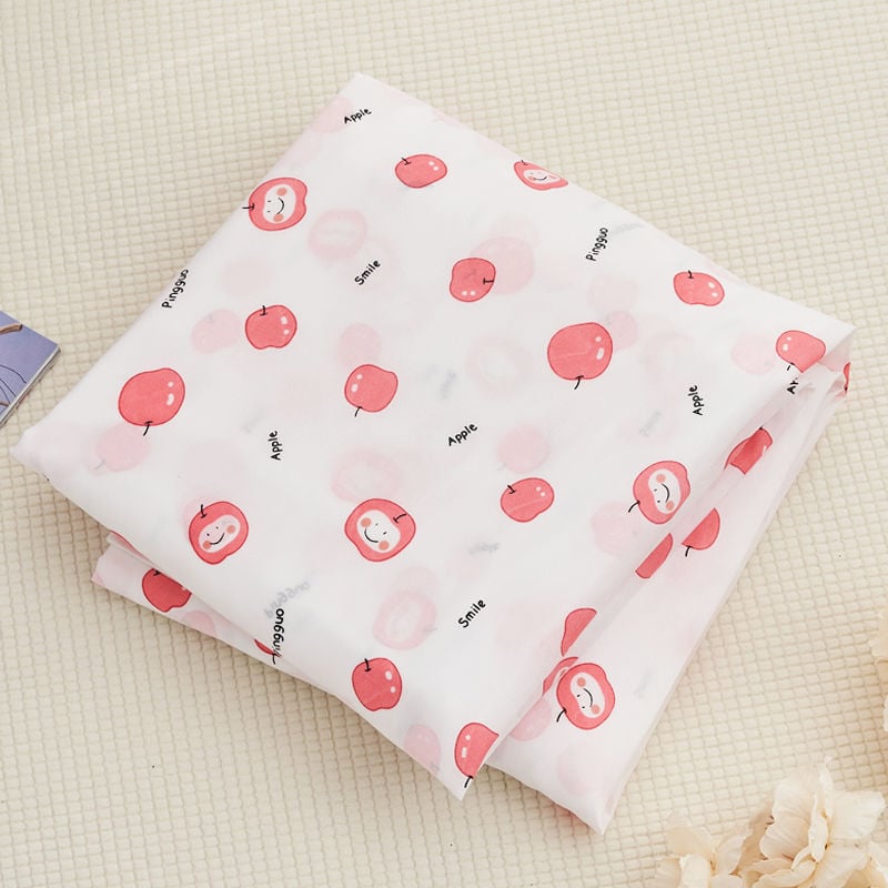 Antklodės užvalkalas, 100% medvilnė, pūkuota audinio vynė, augalų ir gėlių raštas, dažymas spalvomis, audinio svoris 300–500 g