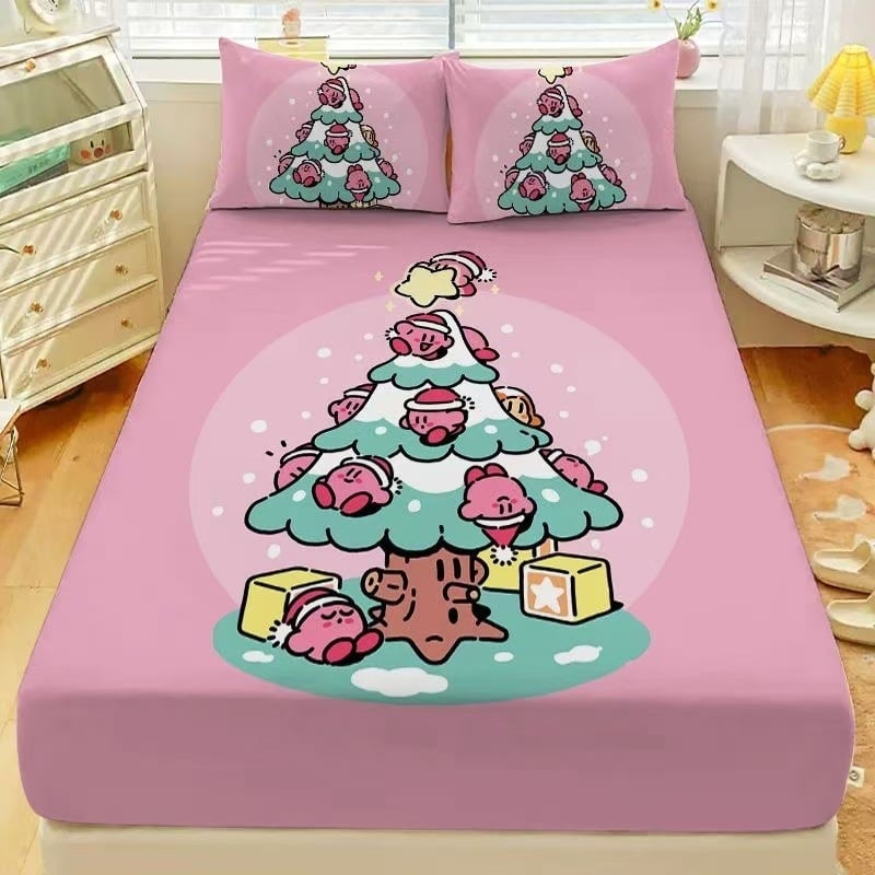 Gumis lepedő matracra, rajzfilm csillagos mintával, bolyhos szövés, digitális nyomtatás, poliészter rost