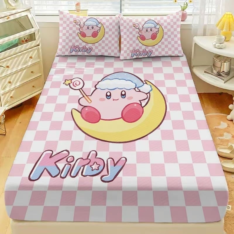 Gumis lepedő matracra, rajzfilm csillagos mintával, bolyhos szövés, digitális nyomtatás, poliészter rost