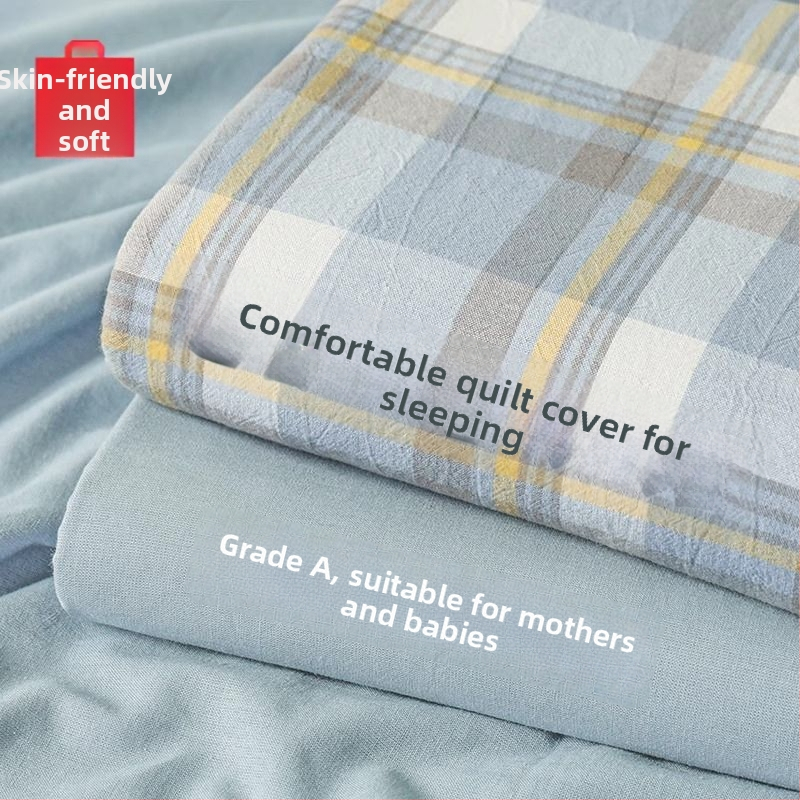 Pima medvilnės antklodės užvalkalas, plokščias mezgimas, tie-dye raštas, mielas stilius