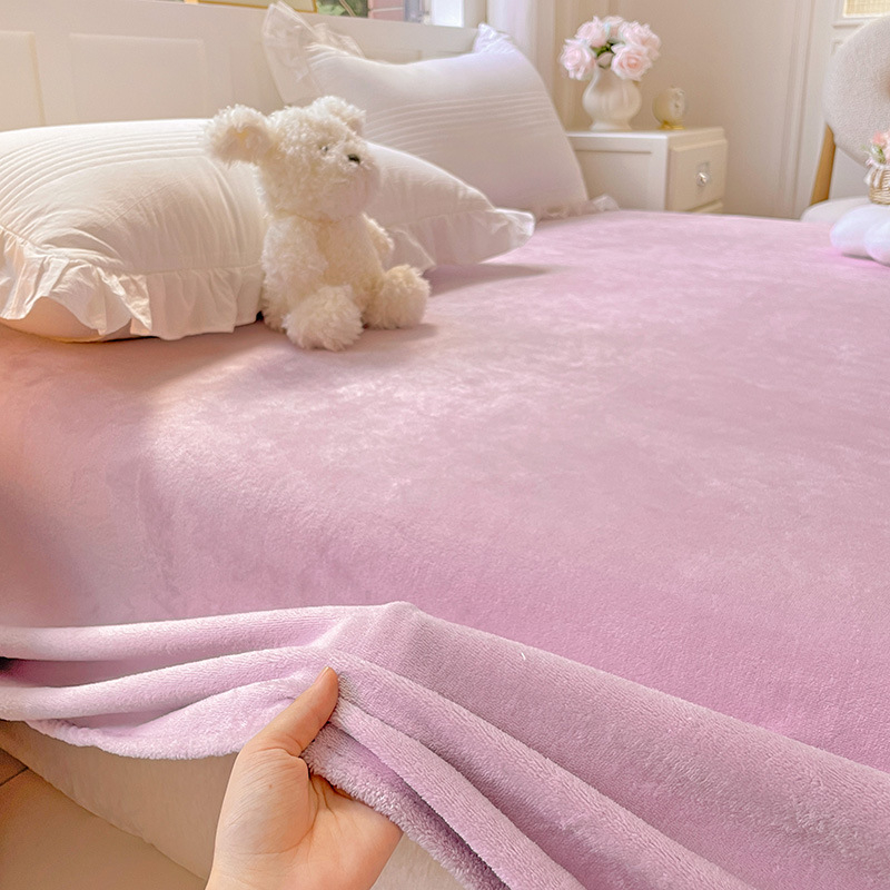 Milk Velvet posteljina, dimenzije 180x200-220 cm, zimski debeli flanel veli velur, podstavljena fleece