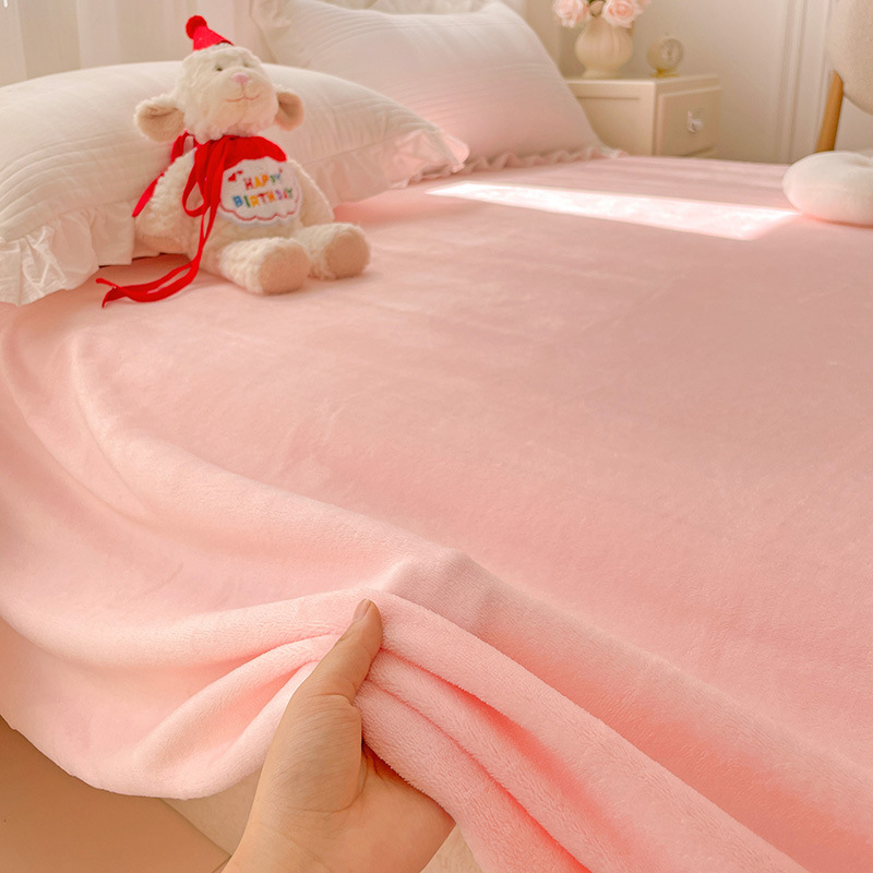 Milk Velvet posteljina, dimenzije 180x200-220 cm, zimski debeli flanel veli velur, podstavljena fleece