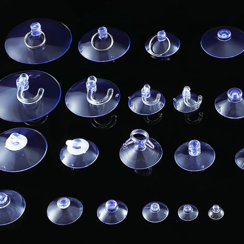 Plastikinis siurbimo kabliukas, minimalistinio dizaino, tvirtinimas prie sienos, 5 kg maksimali apkrova