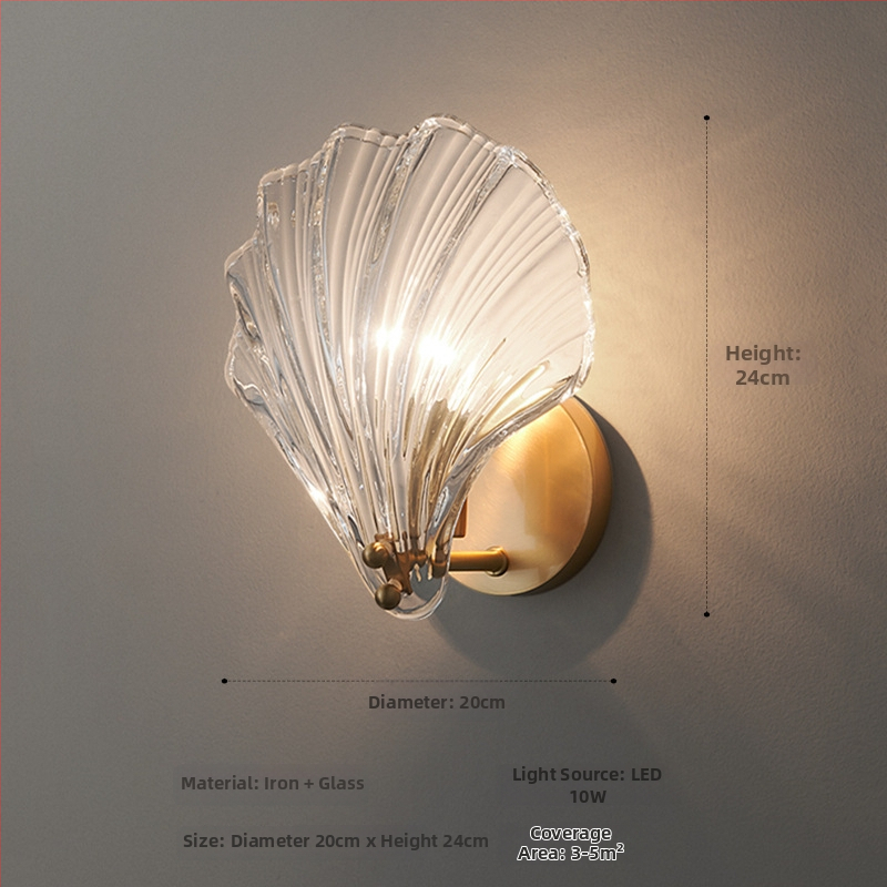 Nordinė sieninė lempa su LED, 220V, tinkama svetainei ir koridoriui, prekė Sheng bangrong