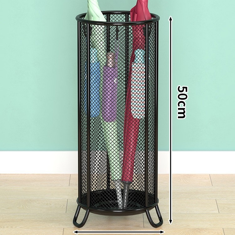 Sieninis skėtinių laikiklis įėjimui, su šešiais lygiais, reikalingas montavimas