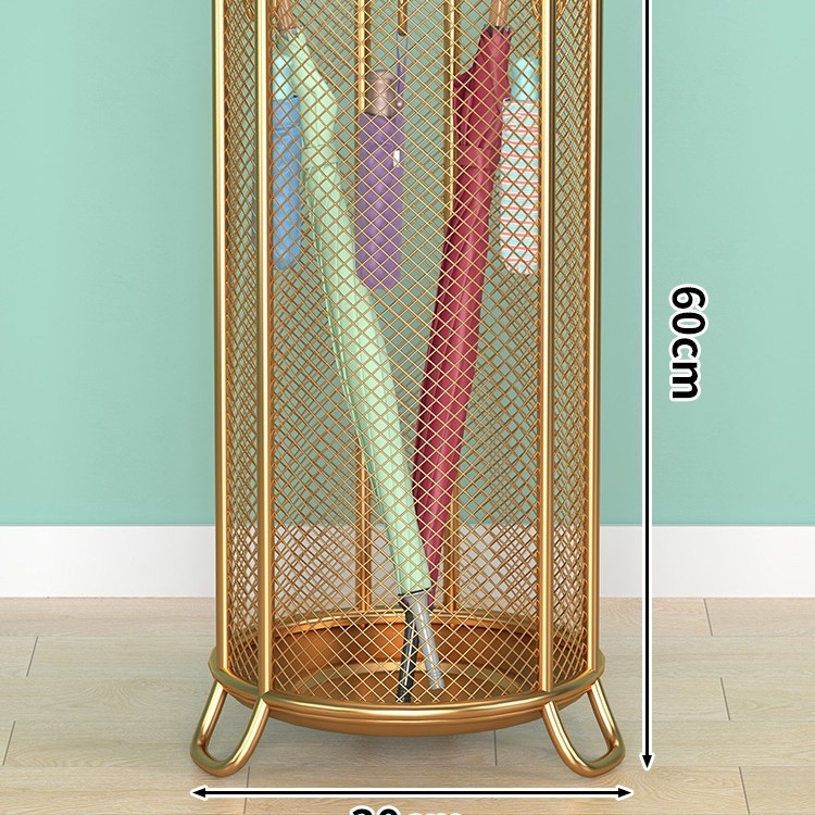 Sieninis skėtinių laikiklis įėjimui, su šešiais lygiais, reikalingas montavimas