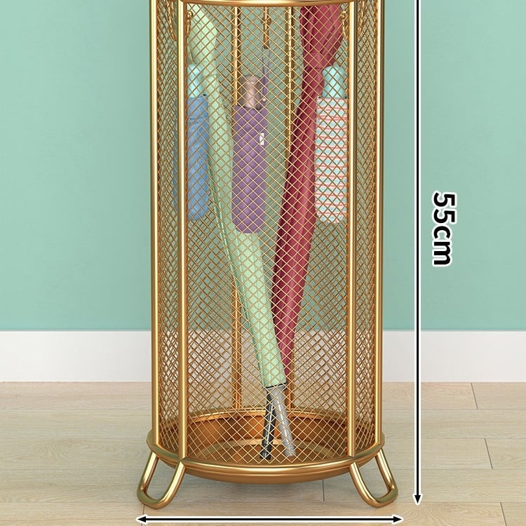 Sieninis skėtinių laikiklis įėjimui, su šešiais lygiais, reikalingas montavimas