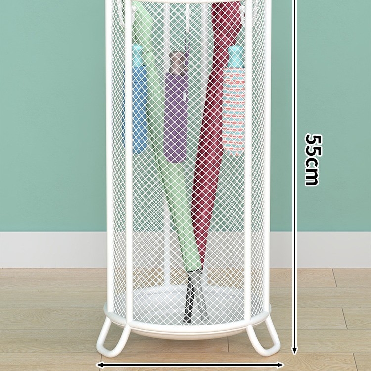 Sieninis skėtinių laikiklis įėjimui, su šešiais lygiais, reikalingas montavimas