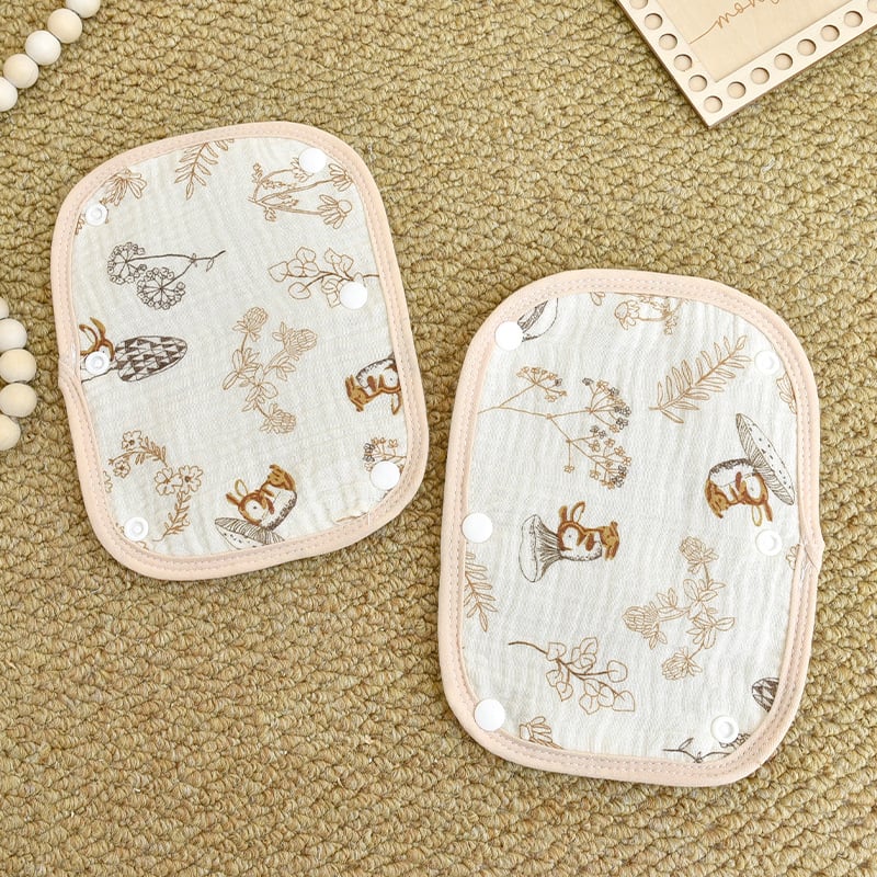 Pamukasta podloga za dječji kolica s navlakom za prednju ruku i zaštitom ograde, odvojiva maramicа za slinu