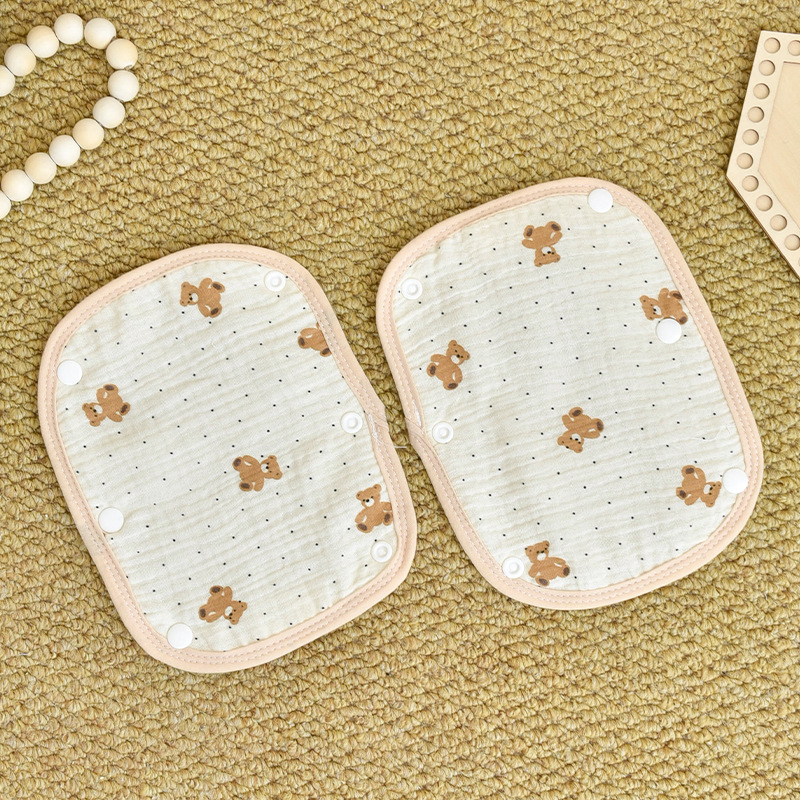 Pamukasta podloga za dječji kolica s navlakom za prednju ruku i zaštitom ograde, odvojiva maramicа za slinu