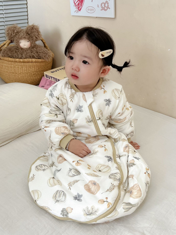 Spavaća vreća za bebu od čistog pamuka 95%+, odvojive rukave, punilo poliester, zatvarač nylon, duljina 75 cm, za novorođenčad 0–12 mjeseci