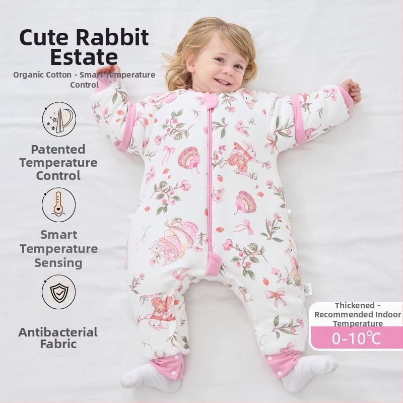 Baba alvózsák felosztott lábakkal, rajzfilmszerű stílus, pamut anyag, töltet kémiai rost, minden évszakra