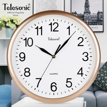 Ρολόι τοίχου – απλός σχεδιασμός, μηχανική κίνηση Uranus, πλαστικό περίβλημα, σαλόνι