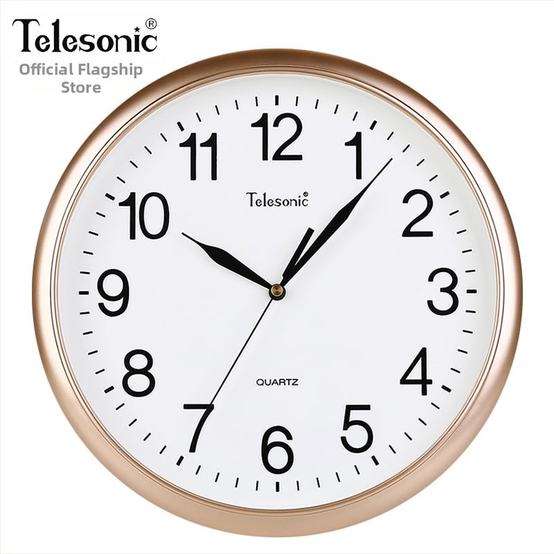 Ρολόι τοίχου – απλός σχεδιασμός, μηχανική κίνηση Uranus, πλαστικό περίβλημα, σαλόνι