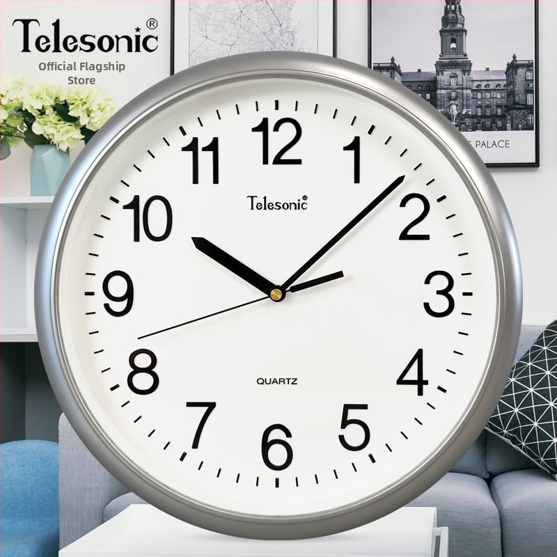 Ρολόι τοίχου – απλός σχεδιασμός, μηχανική κίνηση Uranus, πλαστικό περίβλημα, σαλόνι