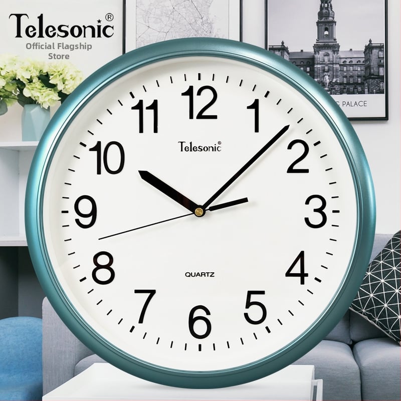Ρολόι τοίχου – απλός σχεδιασμός, μηχανική κίνηση Uranus, πλαστικό περίβλημα, σαλόνι