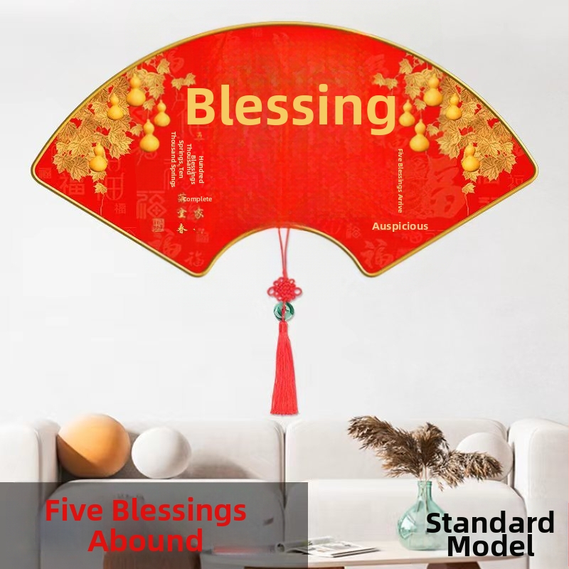 Nappali falióra hőmérséklet kijelzővel, ventillátor alakú dizájn, kvarc működés, fa tárcsa