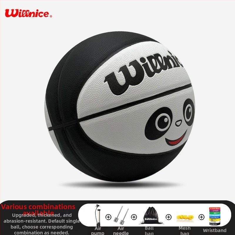 Krepšinio kamuolys – neslidžiamas PU kamuolys su tikra veršio odos pojūčiu, atsparus dėvėjimuisi; tinkamas lauko treniruotėms ir varžyboms; prekė Unique; medžiaga PU