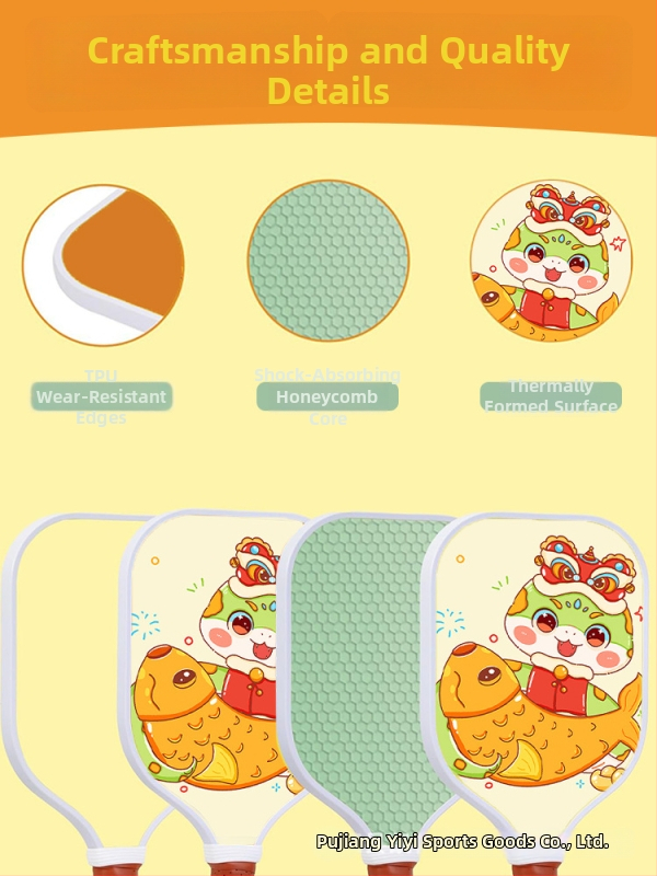 Detská sada pickleball rakiet - sklenené vlákno, súťažná úroveň, kompletná sada