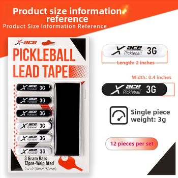 X-Ace тежести за тенис ракета: тежест за глава, регулиране на баланса, оловени ленти