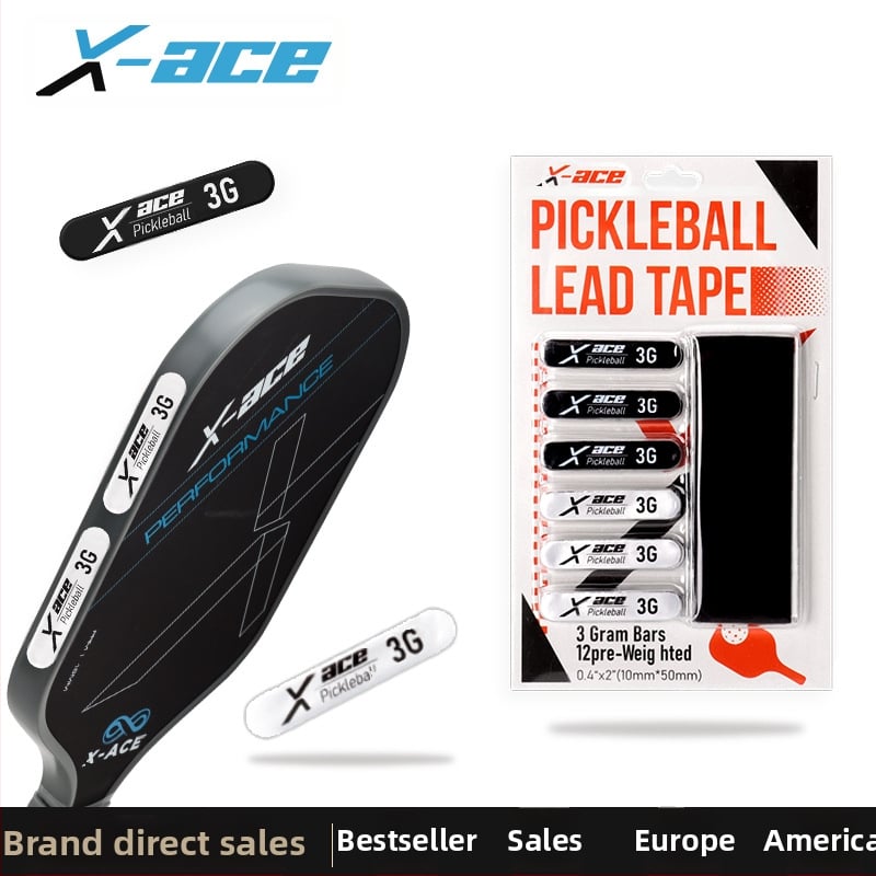 X-Ace тежести за тенис ракета: тежест за глава, регулиране на баланса, оловени ленти