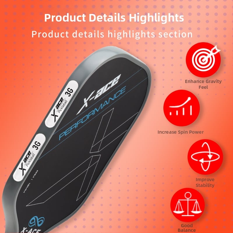X-Ace тежести за тенис ракета: тежест за глава, регулиране на баланса, оловени ленти