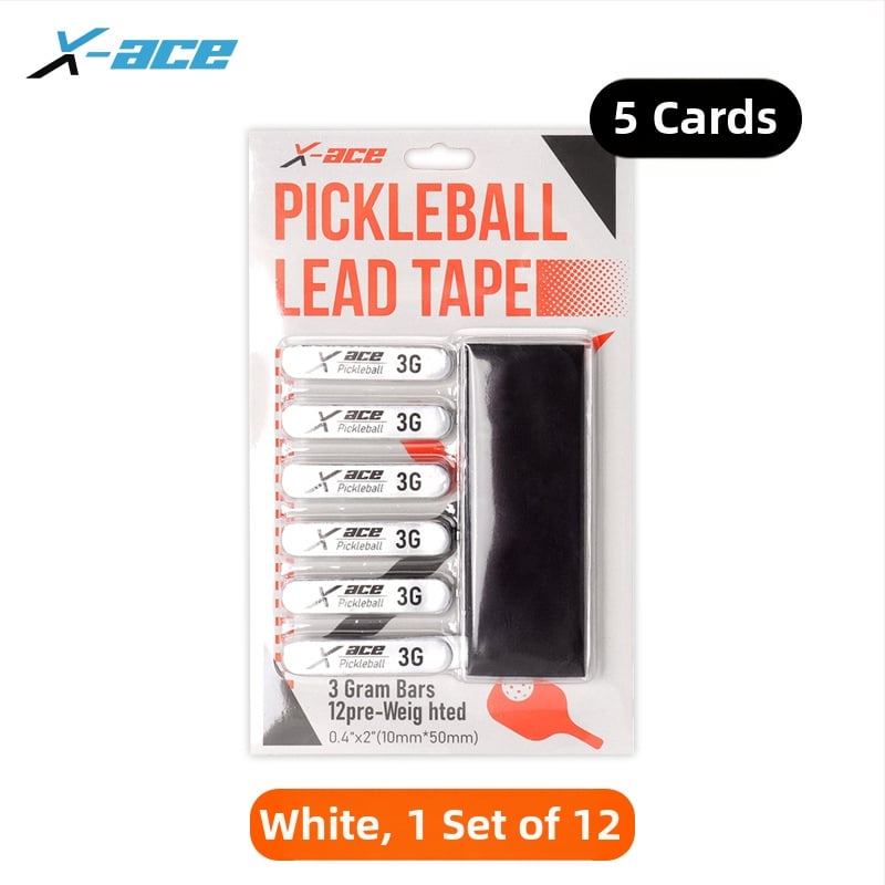 X-Ace тежести за тенис ракета: тежест за глава, регулиране на баланса, оловени ленти