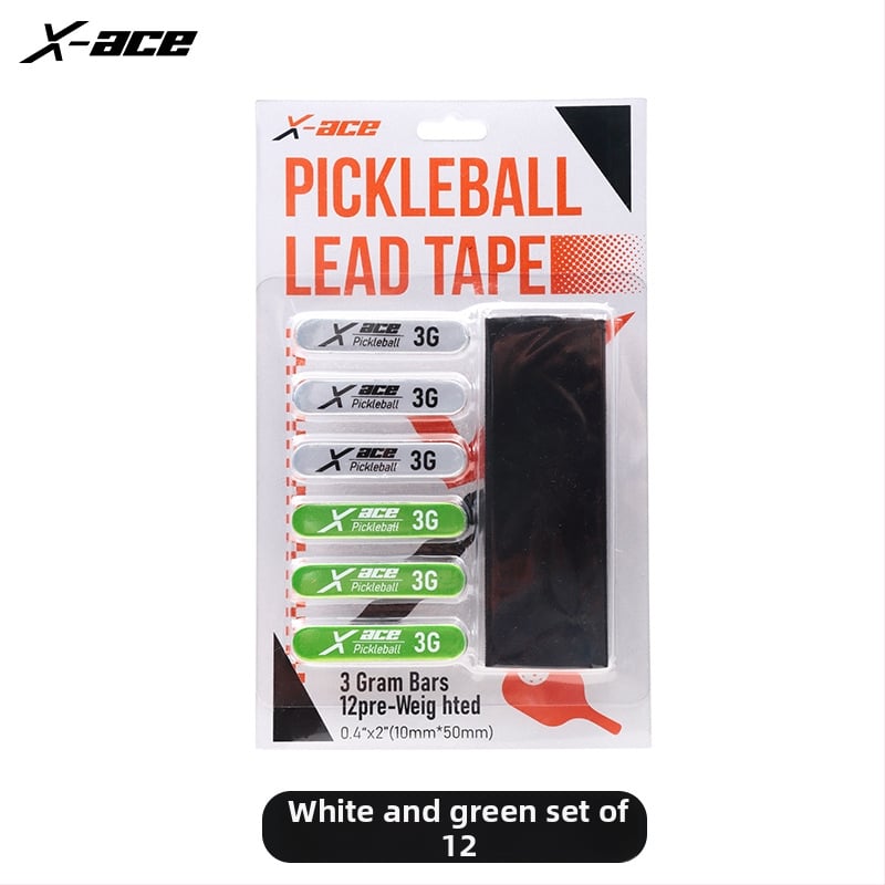 X-Ace тежести за тенис ракета: тежест за глава, регулиране на баланса, оловени ленти