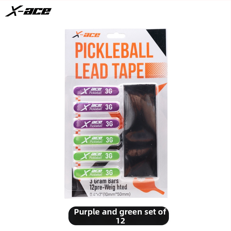 X-Ace тежести за тенис ракета: тежест за глава, регулиране на баланса, оловени ленти