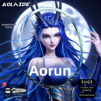 Badmintono raketė su plieno rėmu, nailono siūlai, suaugusiems tinkama, kitiems kamuolių žaidimams