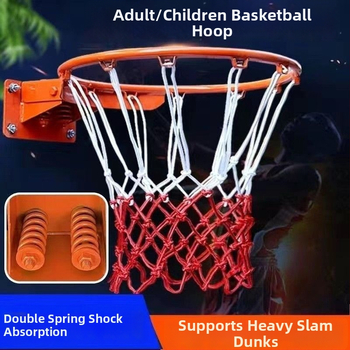 Krepšinio lankas sieninis pakabinamas, iš nerūdijančio plieno, skirtas salėms, komplekte kabliukas, tinklas ir sraigtas