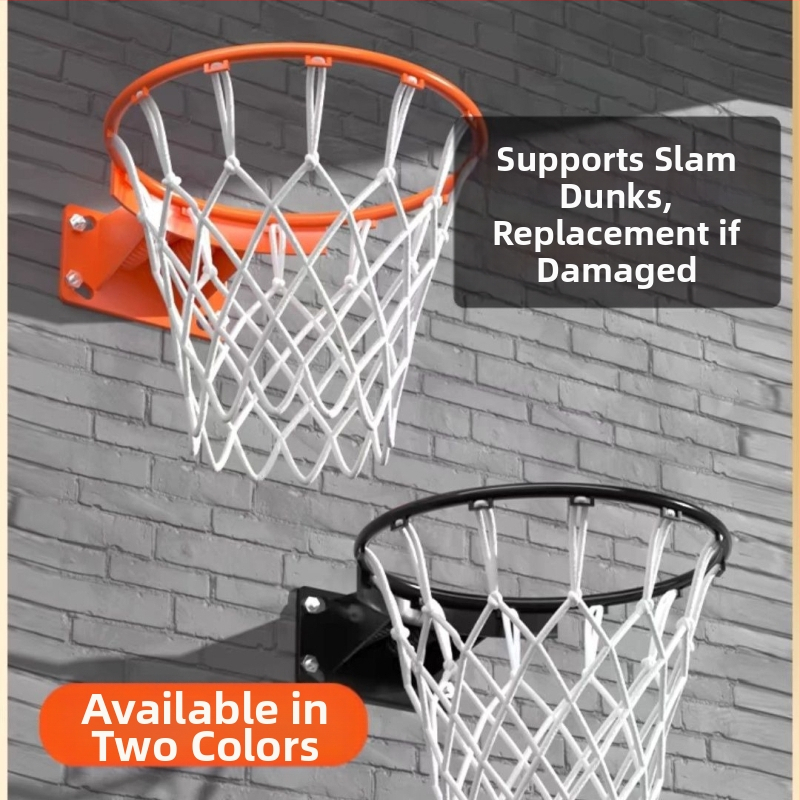 Krepšinio lankas sieninis pakabinamas, iš nerūdijančio plieno, skirtas salėms, komplekte kabliukas, tinklas ir sraigtas