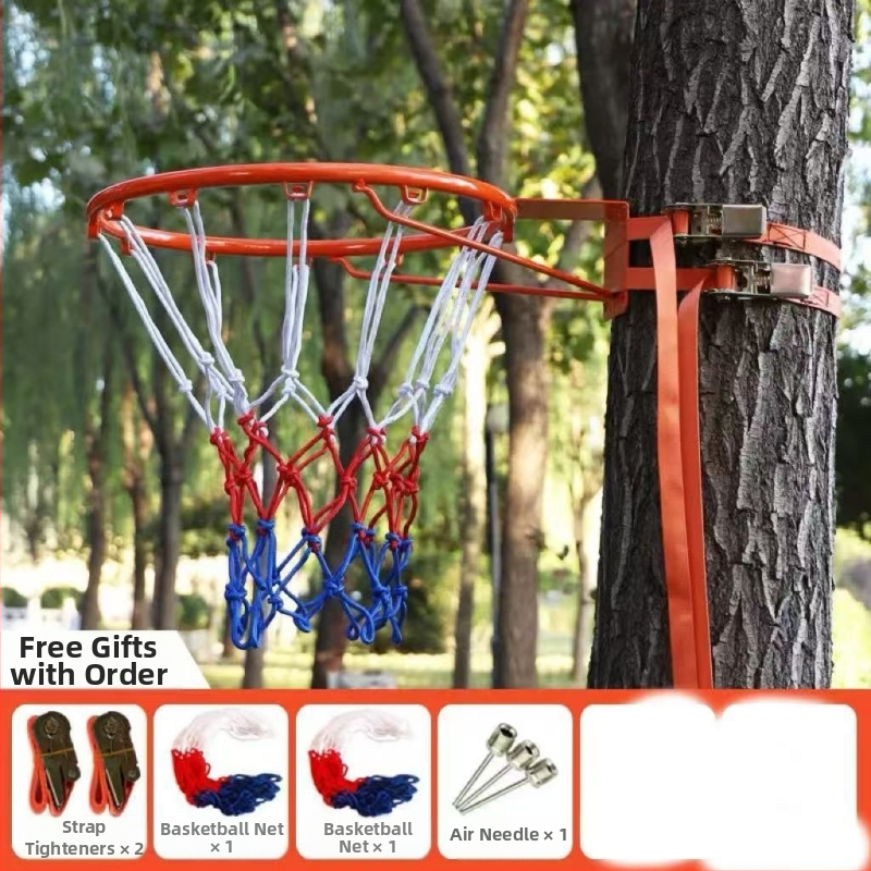 Krepšinio lankas sieninis pakabinamas, iš nerūdijančio plieno, skirtas salėms, komplekte kabliukas, tinklas ir sraigtas