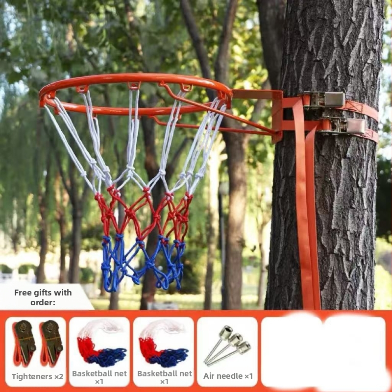 Krepšinio lankas sieninis pakabinamas, iš nerūdijančio plieno, skirtas salėms, komplekte kabliukas, tinklas ir sraigtas