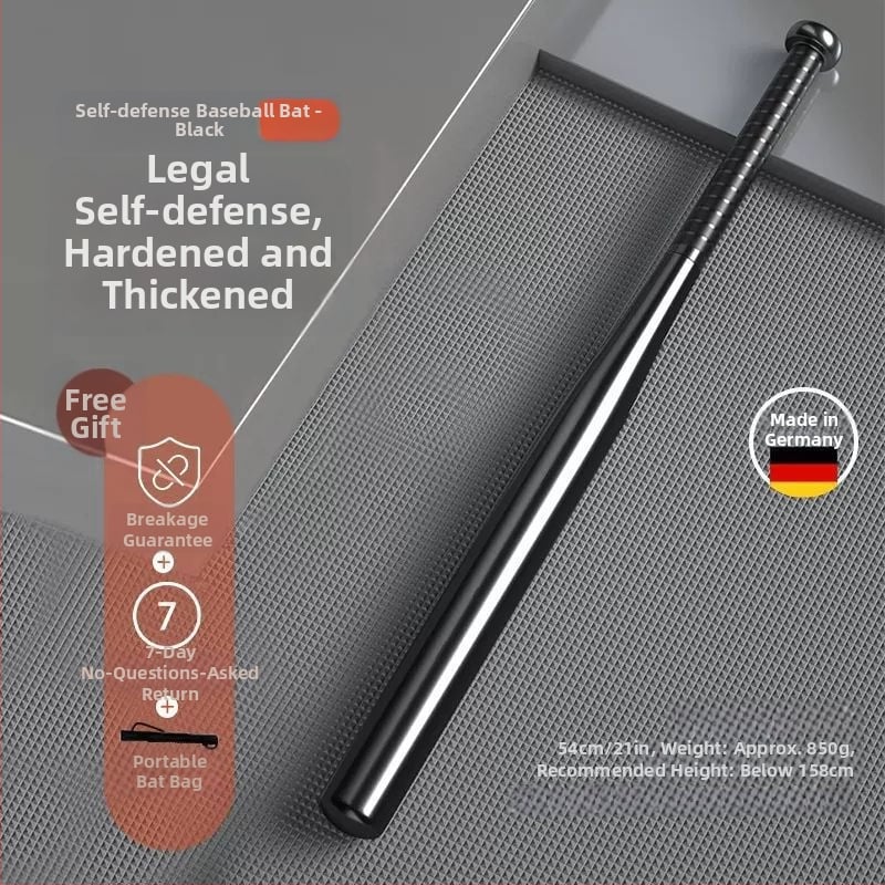 Beisbolo lazda, automobilio savigynos lazda, namų naudojimui, metalo lydinio storesnis dizainas