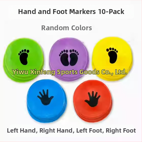 Treeningu abivahendid, PE-materjal, ümmargune libisemisvastane märgis sensoorseks treeninguks jalgpallis