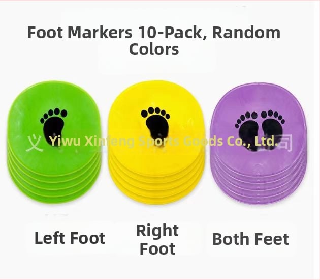 Treeningu abivahendid, PE-materjal, ümmargune libisemisvastane märgis sensoorseks treeninguks jalgpallis