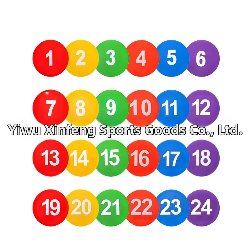 Treeningu abivahendid, PE-materjal, ümmargune libisemisvastane märgis sensoorseks treeninguks jalgpallis