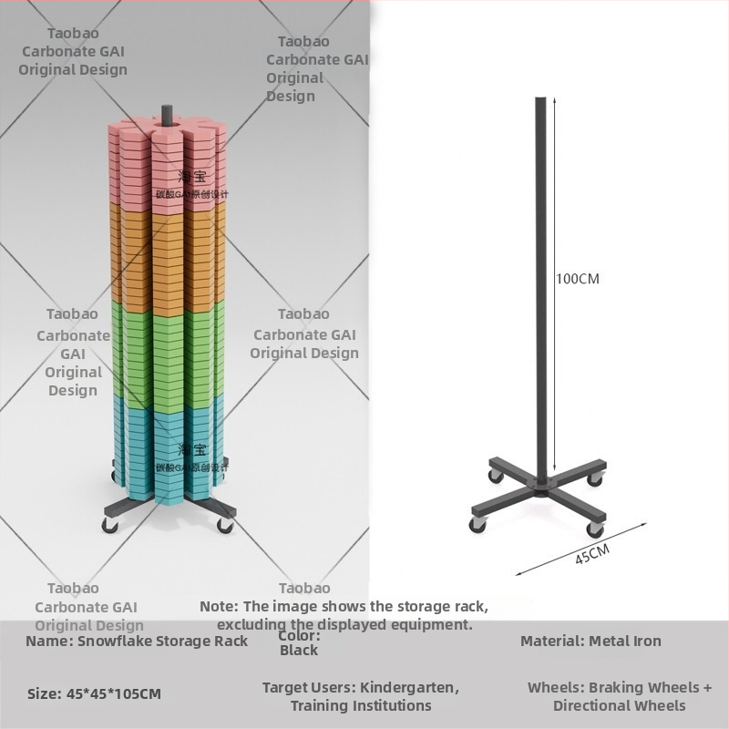 Šešių lygių sieninis kabinamas laikymo stovas kelionėms