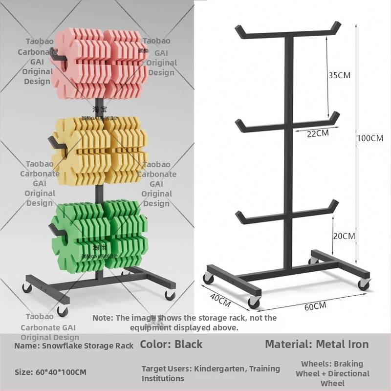 Šešių lygių sieninis kabinamas laikymo stovas kelionėms