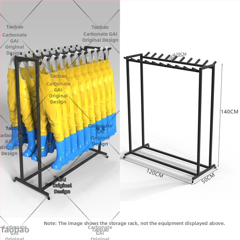 Šešių lygių sieninis kabinamas laikymo stovas kelionėms