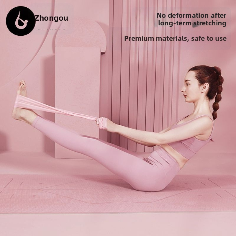 Tempimo diržas ir jogos virvė, 2 m ilgio, TPE medžiaga, jogos priedas