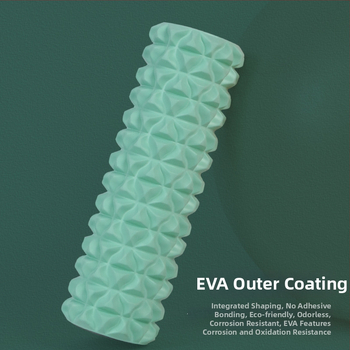 Putų volelis jogos ir EVA masažo lazdelė – 2-in-1 pagalbinė priemonė treniruotėms ir raumenų atsipalaidavimui