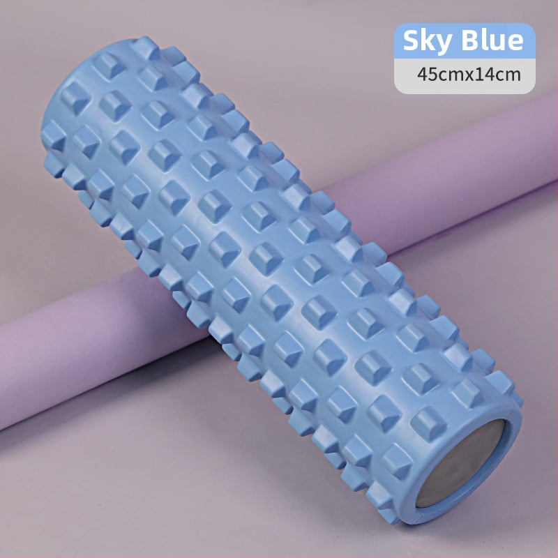 Putų volelis jogos ir EVA masažo lazdelė – 2-in-1 pagalbinė priemonė treniruotėms ir raumenų atsipalaidavimui