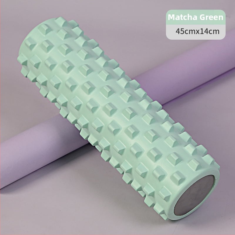 Putų volelis jogos ir EVA masažo lazdelė – 2-in-1 pagalbinė priemonė treniruotėms ir raumenų atsipalaidavimui