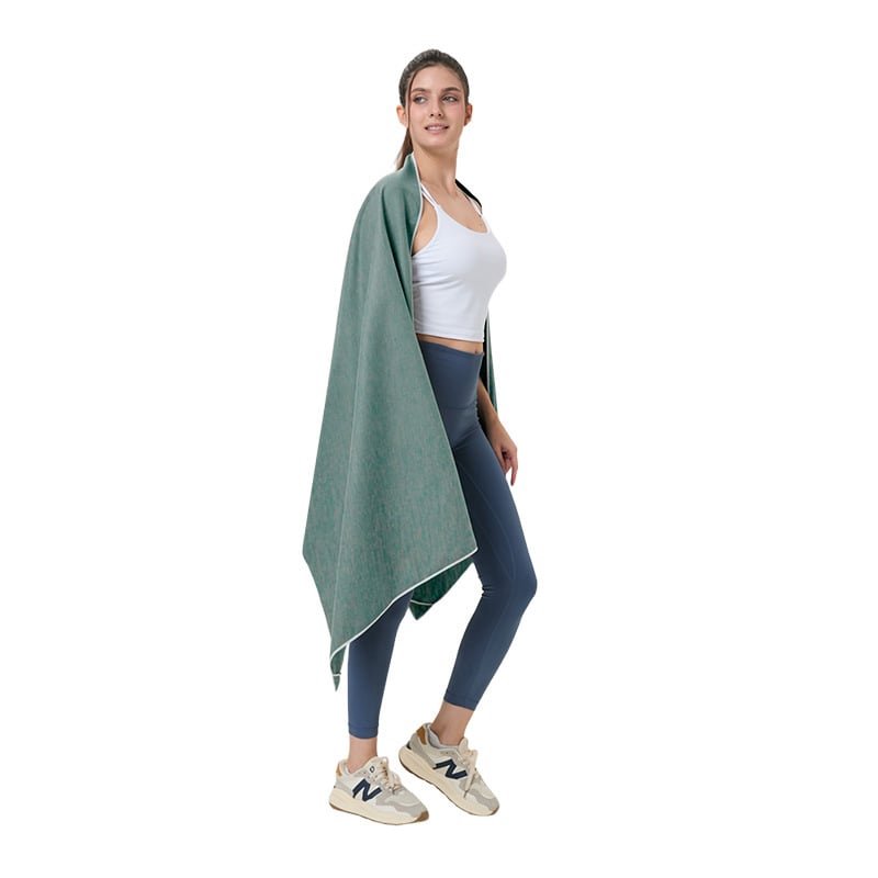 Mikroszálas sporttörölköző, 200 g, gyors száradás, hordozható, logónyomás elérhető