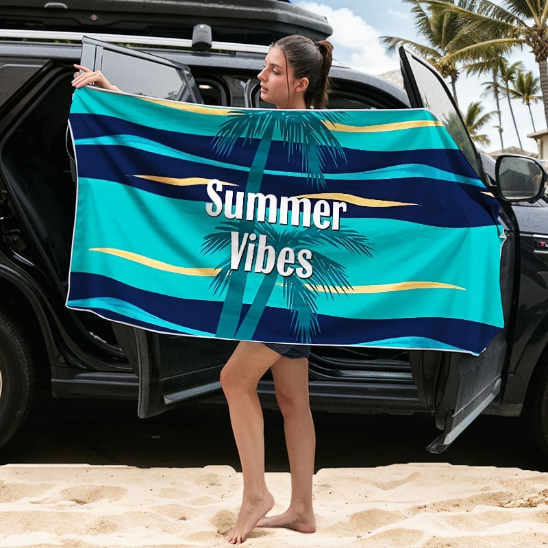 Mikroszálas sporttörölköző, 200 g, gyors száradás, hordozható, logónyomás elérhető